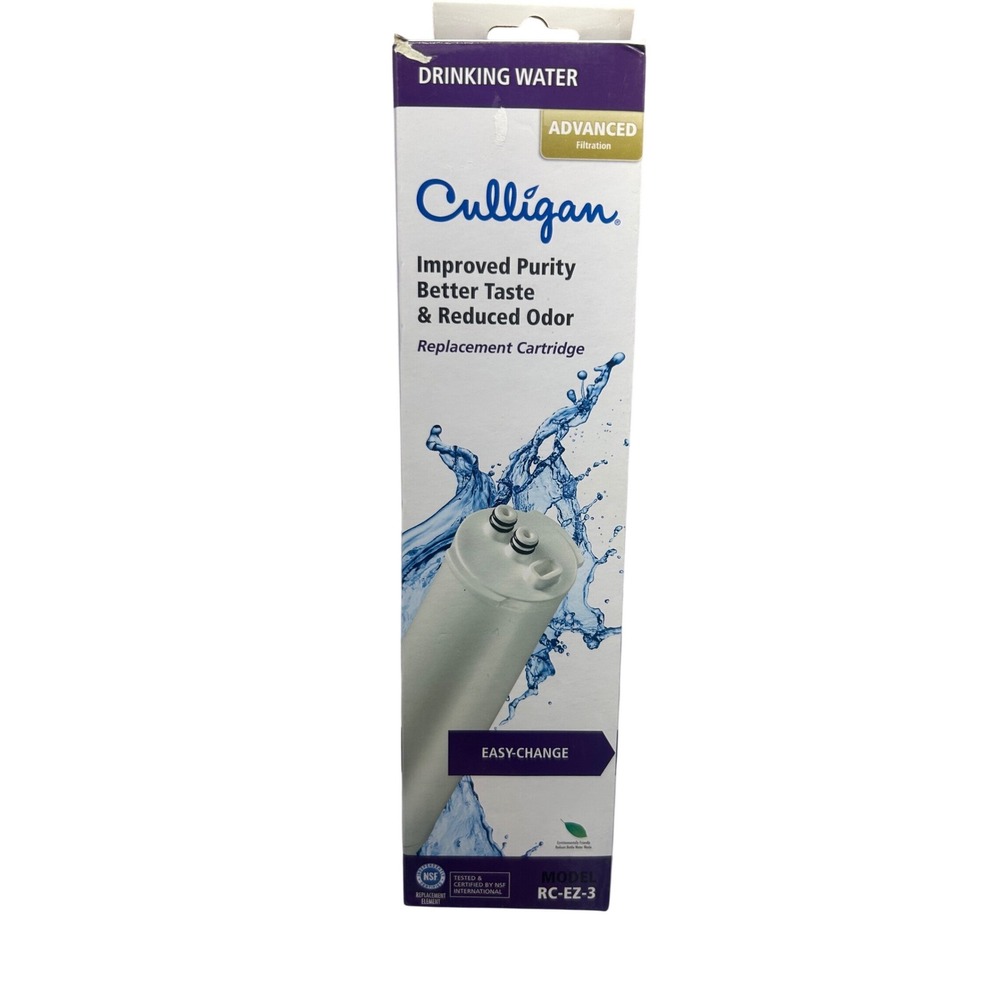 Culligan RC-EZ-3 Level 3 Advanced Filtration Replacement Water Cartridge White